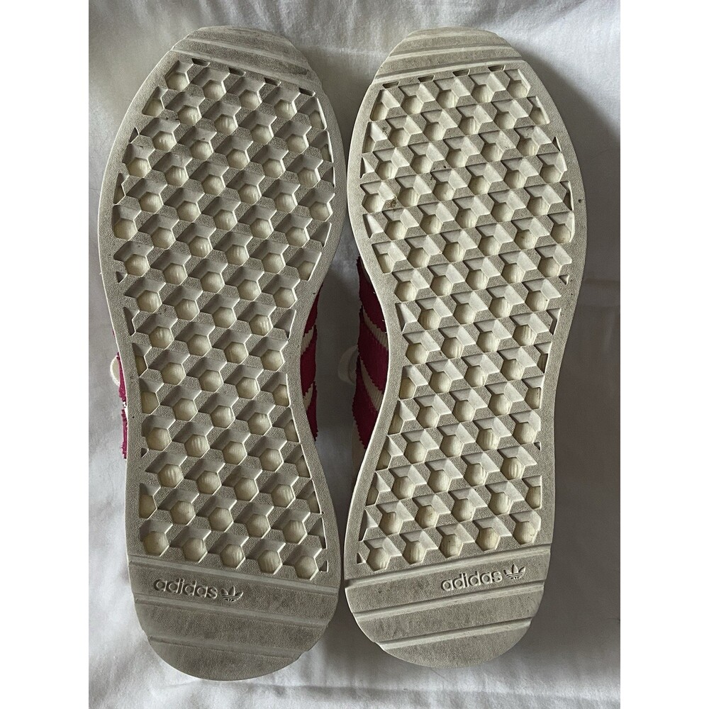 Adidas Shoes Womens Sz 9 Boost Athletic Low Sneakers Fabric White/pink - Picture 6 of 6
